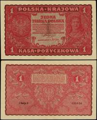 1 marka polska 23.08.1919, seria I-D, numeracja 