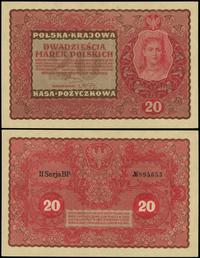 20 marek polskich 23.08.1919, seria II-BP, numer