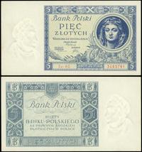 5 złotych 2.01.1930, seria AG., numeracja 349379