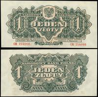 1 złoty 1944, seria CH, numeracja 254086, w klau