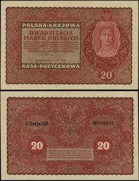 20 marek polskich 23.08.1919, seria II-GB, numer
