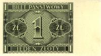 1 złoty 1.10.1938, tylko strona odwrotna (strona