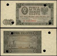 2 złote 1.07.1948, seria H, numeracja 3453005, c