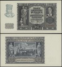 20 złotych 1.03.1940, seria L, numeracja 3772831