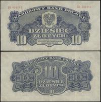 10 złotych 1944, seria EO, numeracja 054242, w k