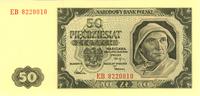 50 złotych 1.07.1948, seria EB, Miłczak 138q