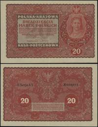 20 marek polskich 23.08.1919, seria II-AY, numer