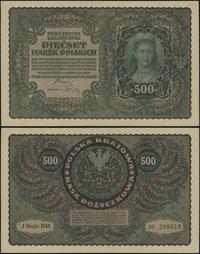 500 marek polskich 23.08.1919, seria I-BM, numer