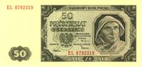 50 złotych 1.07.1948, seria EL, Miłczak 138g
