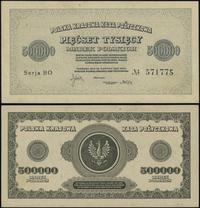 500.000 marek polskich 30.08.1923, seria BO, num