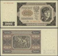 500 złotych 1.07.1948, seria CC, numeracja 85511