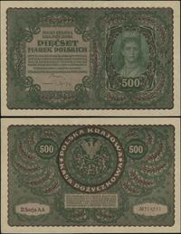 500 marek polskich 23.08.1919, seria II-AA, nume