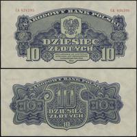 10 złotych 1944, seria CA, numeracja 424295, w k