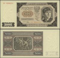500 złotych 1.07.1948, seria CC, numeracja 92662