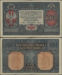 100 marek polskich 9.12.1916, seria A, numeracja