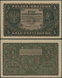 5 marek polskich 23.08.1919, seria II-DE, numera