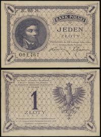 1 złoty 28.02.1919, seria 96 H, numeracja 001467