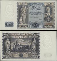 20 złotych 26.02.1936, seria CK, numeracja 94955