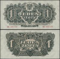 1 złoty 1944, seria BE, numeracja 895730, w klau