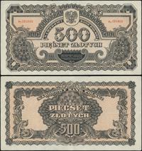 500 złotych 1944, seria Ay, numeracja 281824, w 