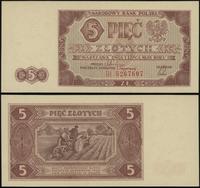 5 złotych 1.07.1948, seria BI, numeracja 5267607