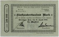 500.000 marek 21.08.1923, Keller VI 3944.a