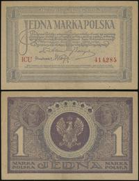 1 marka polska 17.05.1919, seria ICU, numeracja 