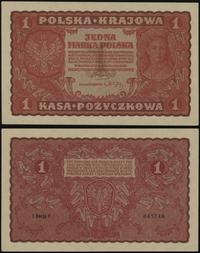 1 marka polska 23.08.1919, seria I-F, numeracja 