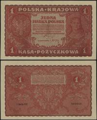 1 marka polska 23.08.1919, seria I-CZ, numeracja