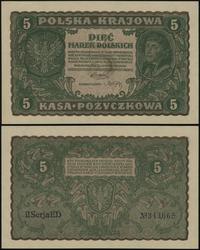 5 marek polskich 23.08.1919, seria II-ED, numera