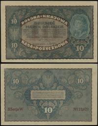 10 marek polskich 23.08.1919, seria II-W, numera
