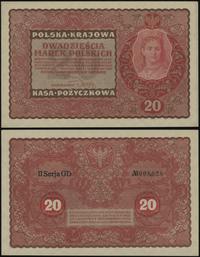 20 marek polskich 23.08.1919, seria II-GD, numer