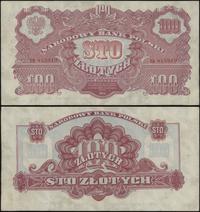 100 złotych 1944, seria TB, numeracja 815919, w 