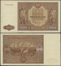 1.000 złotych 15.01.1946, seria R, numeracja 951