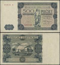 500 złotych 15.07.1947, seria A, numeracja 50773
