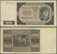 500 złotych 1.07.1948, seria AP, numeracja 86738