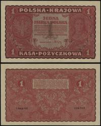 1 marka polska 23.08.1919, seria I-CG, numeracja