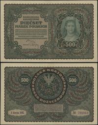 500 marek polskich 23.08.1919, seria I-BK, numer