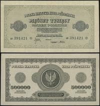 500.000 marek polskich 30.08.1923, seria AH, num