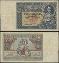 20 złotych 20.06.1931, seria AO, numeracja 50871