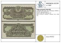 Polska, 5 złotych, 1944