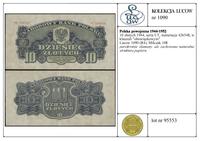Polska, 10 złotych, 1944