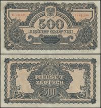 500 złotych 1944, seria TA, numeracja 621236, w 