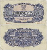 50 złotych 1944, seria Az, numeracja 426510, w k
