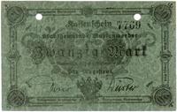 20 marek 1.11.1918, odmiana; zielony papier, Gei