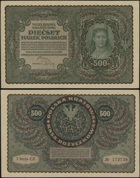 500 marek polskich 23.08.1919, seria I-CZ, numer