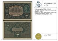 Polska, 10 marek polskich, 23.08.1919