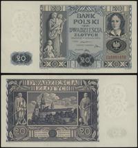 20 złotych 11.11.1936, seria CU, numeracja 59018