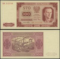 100 złotych 1.07.1948, seria KR, numeracja 51257