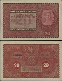 20 marek polskich 23.08.1919, seria II-X, numera